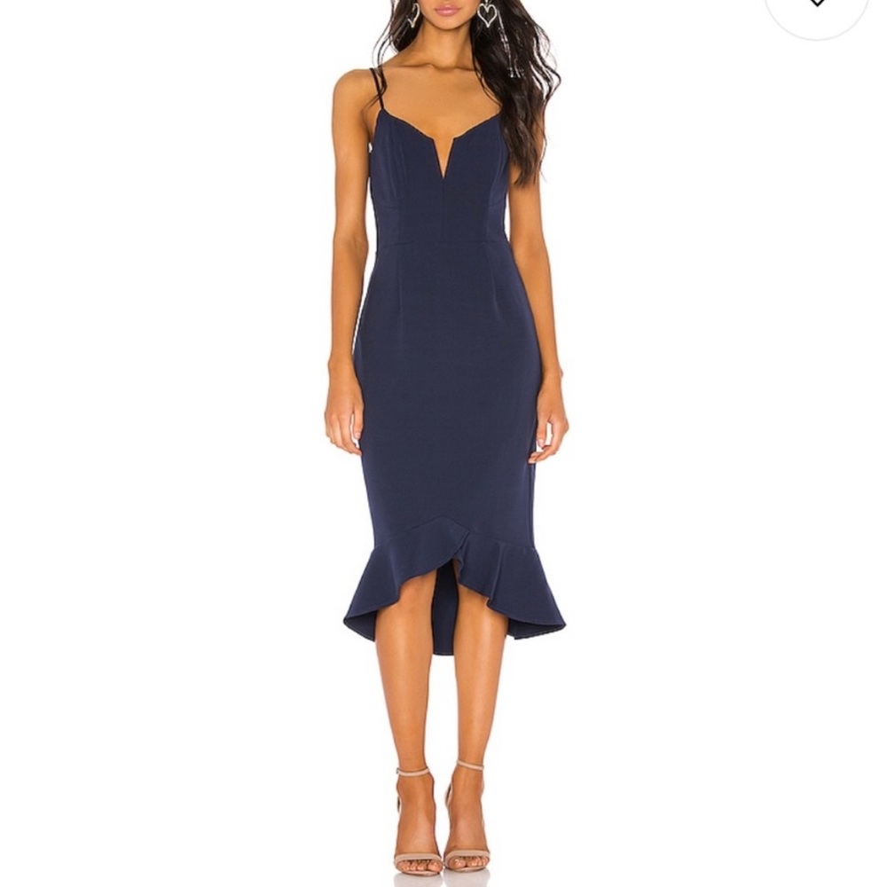 Bardot Navy Blue Cocktail Dress